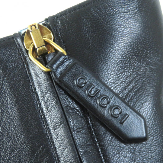 GUCCI Ankle boots 549694 Main: Leather black Women 36 1/2 Used Authentic