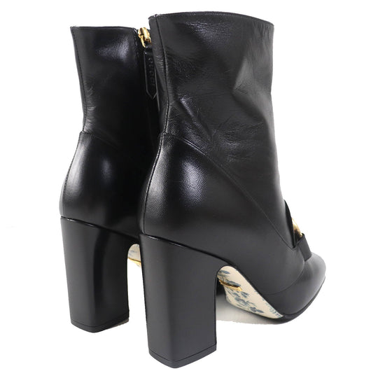 GUCCI Ankle boots 549694 Main: Leather black Women 36 1/2 Used Authentic