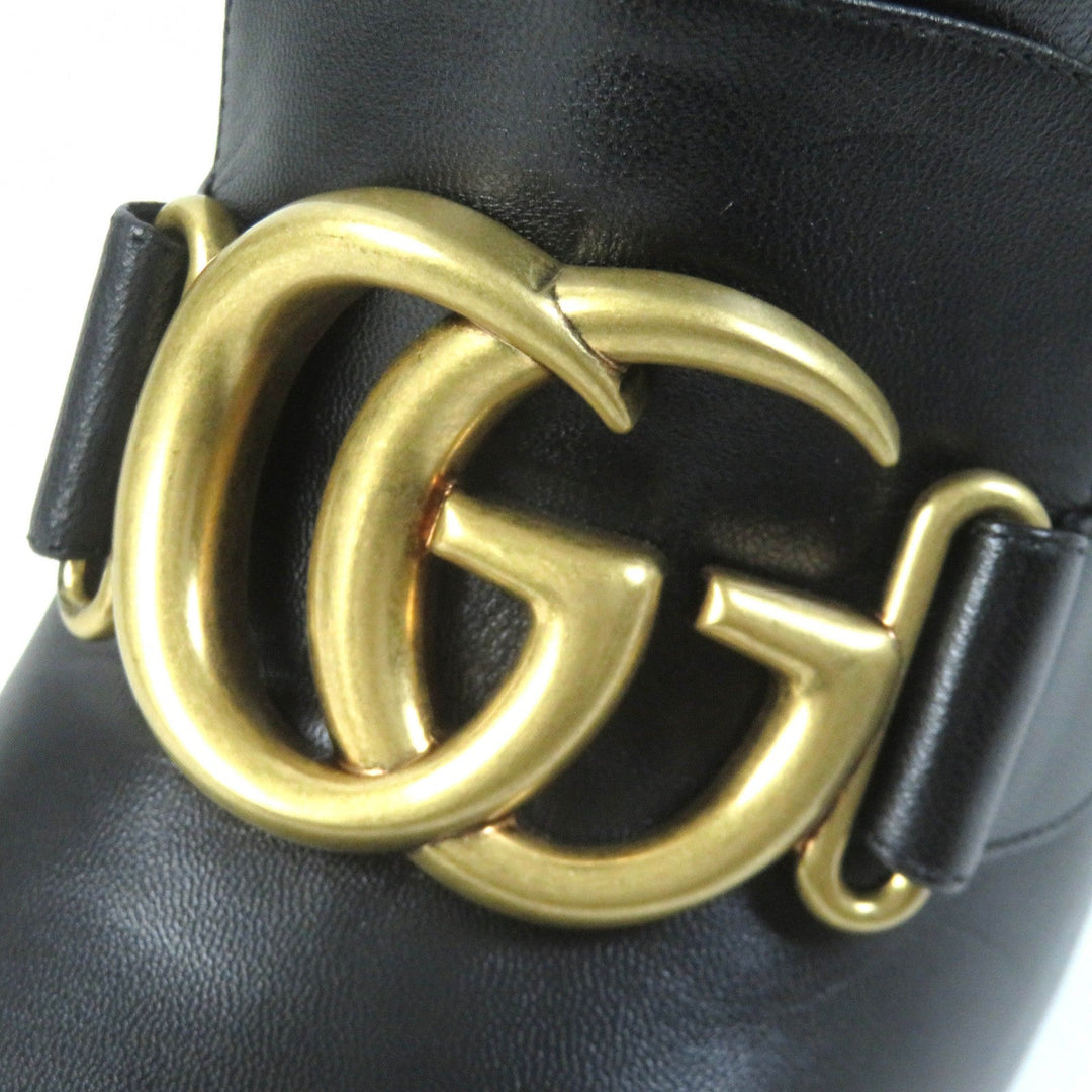 GUCCI Ankle boots 549694 Main: Leather black Women 36 1/2 Used Authentic