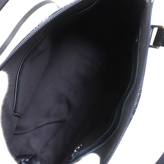 Kitamura Shoulder Bag Main: Leather Navy Women Used Authentic
