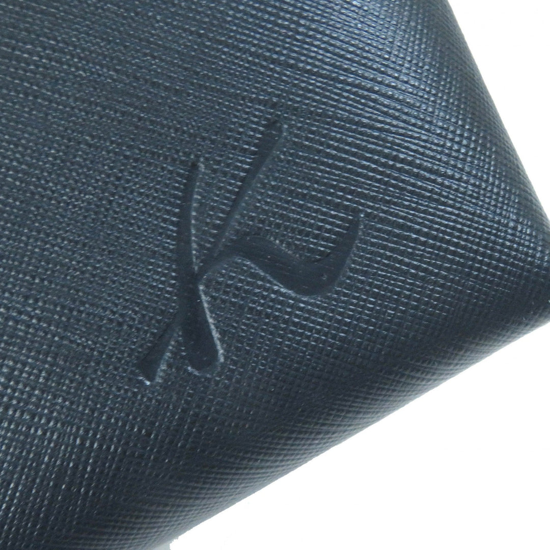 Kitamura Shoulder Bag Main: Leather Navy Women Used Authentic