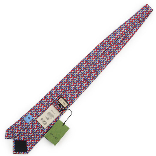 GUCCI tie 750484 Main: 100% silk, Lining: 60% cupra, Lining: 40% silk multicolor TIE GG BELTS 7.0 mens Used Authentic