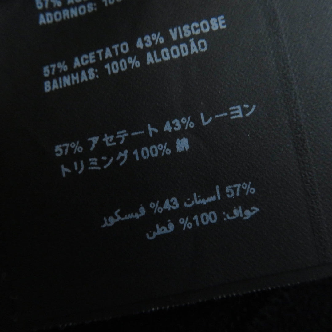 PRADA one piece Main: 57% acetate, Main: 43% rayon, Part: 100% cotton black Women 36 Used Authentic