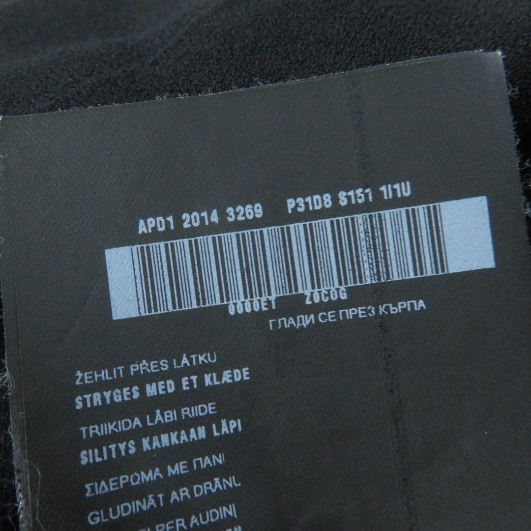 PRADA one piece Main: 57% acetate, Main: 43% rayon, Part: 100% cotton black Women 36 Used Authentic