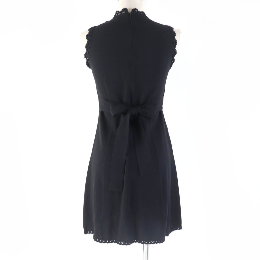 PRADA one piece Main: 57% acetate, Main: 43% rayon, Part: 100% cotton black Women 36 Used Authentic
