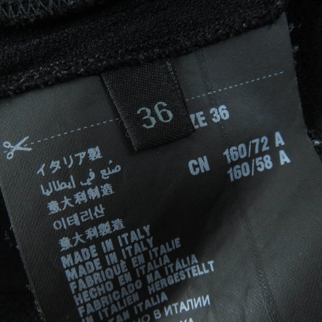 PRADA one piece Main: 57% acetate, Main: 43% rayon, Part: 100% cotton black Women 36 Used Authentic