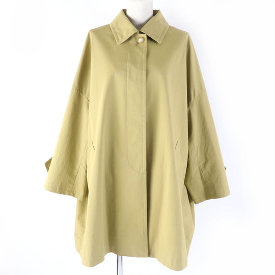 Mackintosh coat G5A03-108-40 Main: 100% cotton, Lining: 100% polyester, Part: 100% cupra light brown Women 38 Used Authentic