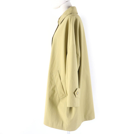 Mackintosh coat G5A03-108-40 Main: 100% cotton, Lining: 100% polyester, Part: 100% cupra light brown Women 38 Used Authentic