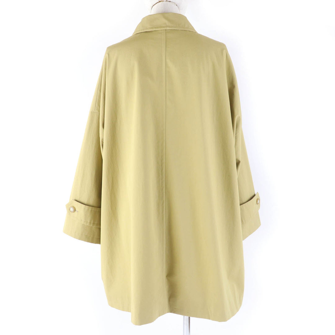 Mackintosh coat G5A03-108-40 Main: 100% cotton, Lining: 100% polyester, Part: 100% cupra light brown Women 38 Used Authentic
