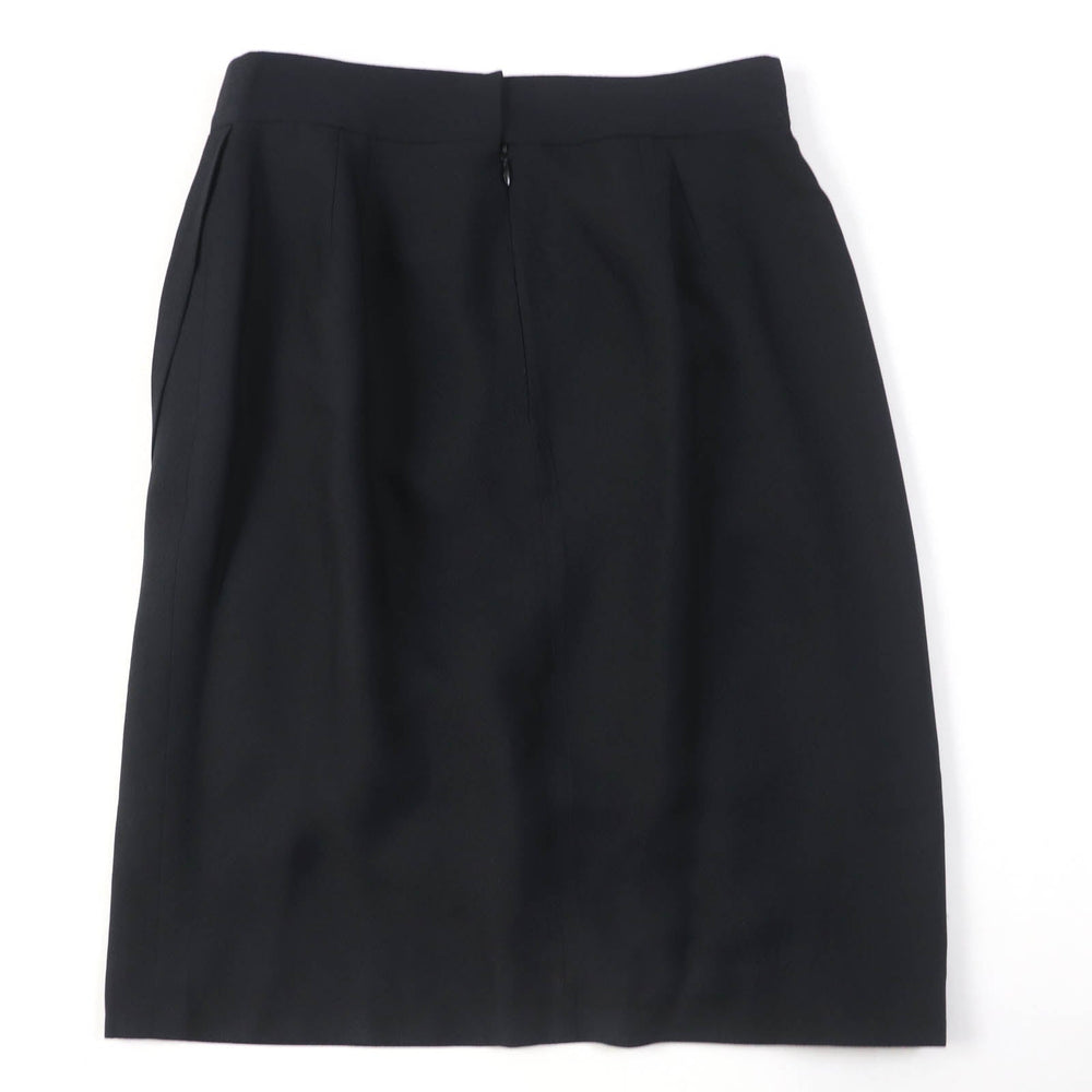 CHANEL Tight Skirt P43905V31200 Main: 100% silk, Lining: 100% silk black Women 40 Used Authentic