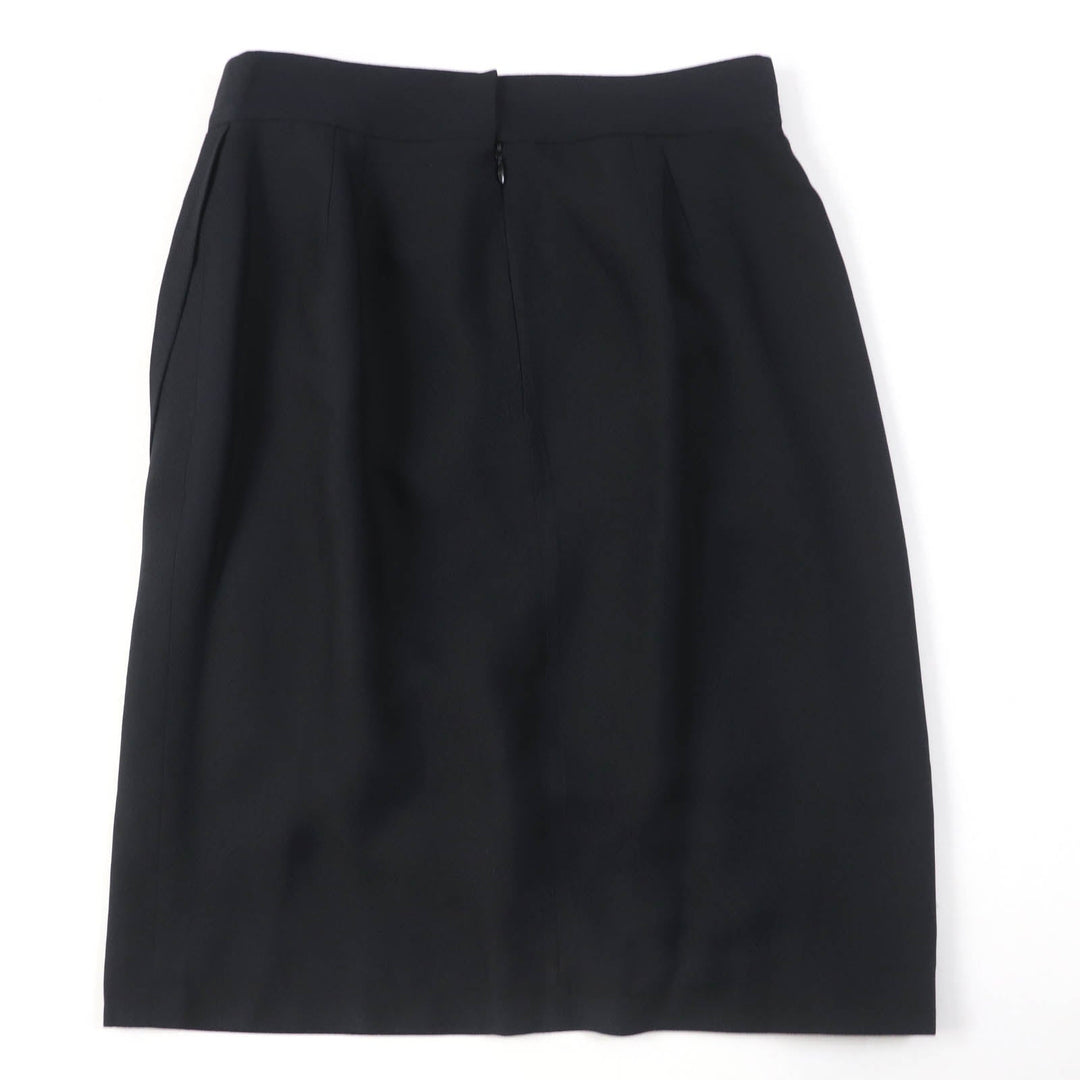 CHANEL Tight Skirt P43905V31200 Main: 100% silk, Lining: 100% silk black Women 40 Used Authentic