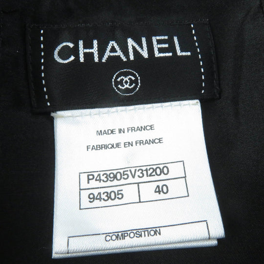 CHANEL Tight Skirt P43905V31200 Main: 100% silk, Lining: 100% silk black Women 40 Used Authentic