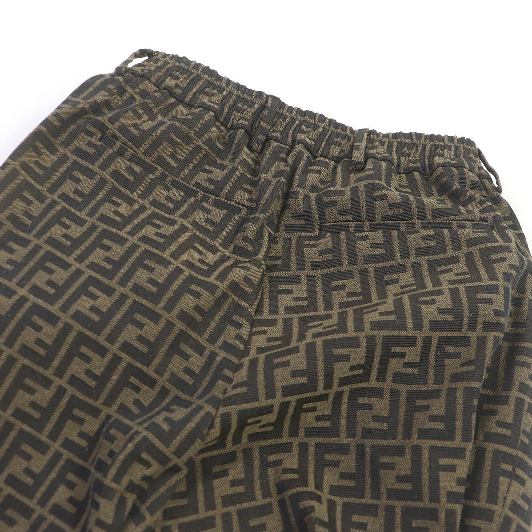 FENDI suit FJ0498/FB0767 Main: 65% polyester, Main: 35% cotton, Lining: 100% cupra Brown mens 44 Used Authentic