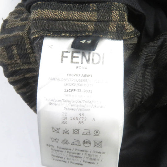 FENDI suit FJ0498/FB0767 Main: 65% polyester, Main: 35% cotton, Lining: 100% cupra Brown mens 44 Used Authentic