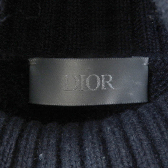 Dior HOMME sweater 013M607AT074 Outer material: 70% wool, Outer material: 30% cashmere Navy mens XS Used Authentic