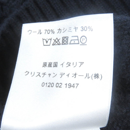 Dior HOMME sweater 013M607AT074 Outer material: 70% wool, Outer material: 30% cashmere Navy mens XS Used Authentic