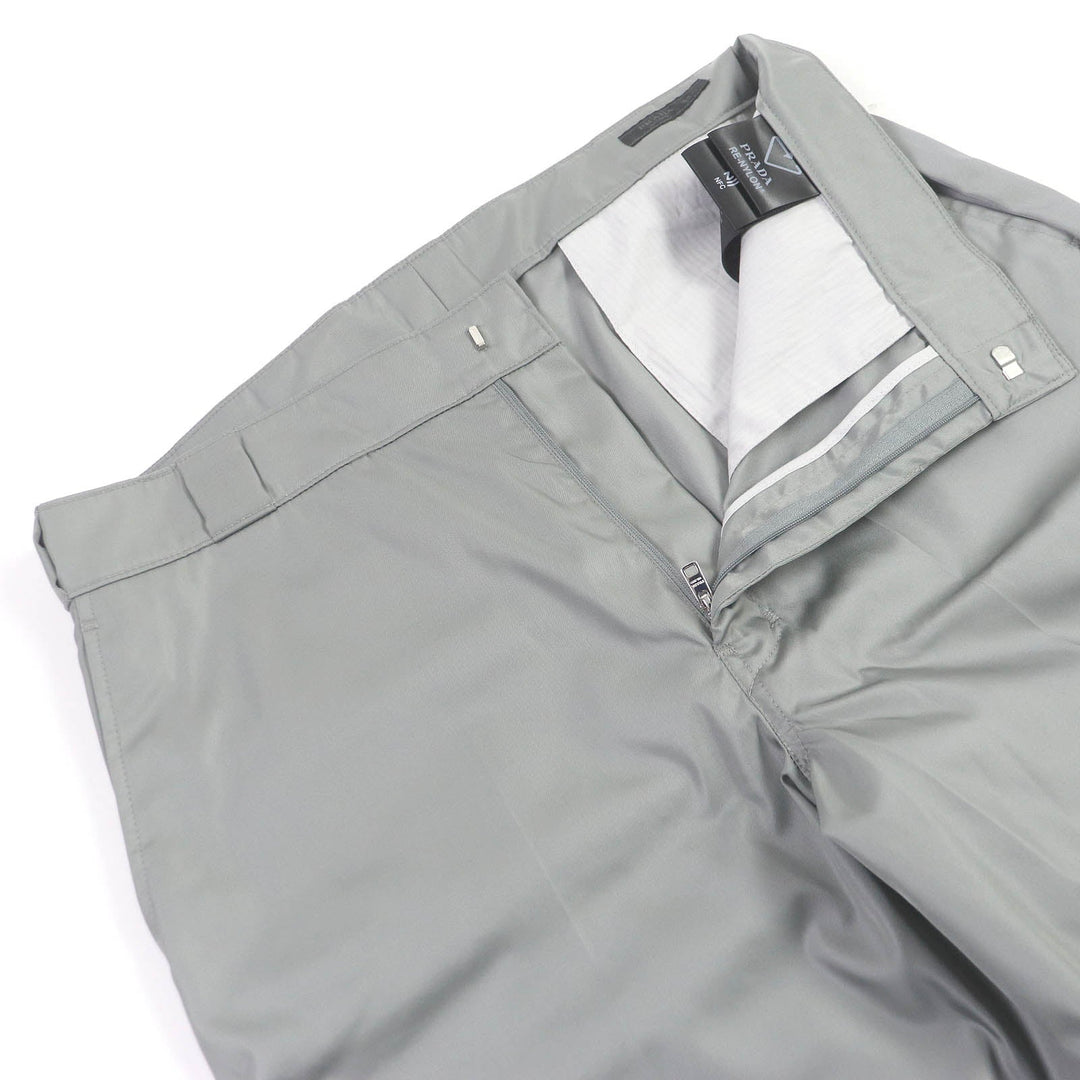 PRADA Shorts SPG32 Main: 100% recycled polyamide gray mens 50 Used Authentic