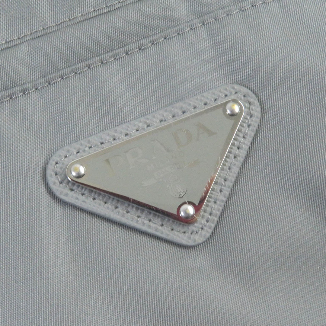 PRADA Shorts SPG32 Main: 100% recycled polyamide gray mens 50 Used Authentic