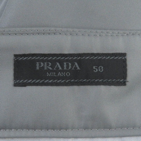 PRADA Shorts SPG32 Main: 100% recycled polyamide gray mens 50 Used Authentic
