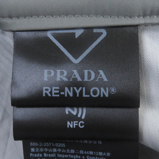 PRADA Shorts SPG32 Main: 100% recycled polyamide gray mens 50 Used Authentic