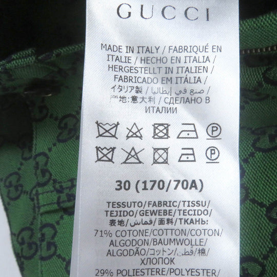 GUCCI Denim pants 623953 Main: 71% cotton, Main: 29% polyurethane, Part: Cowhide green mens 30 Used Authentic