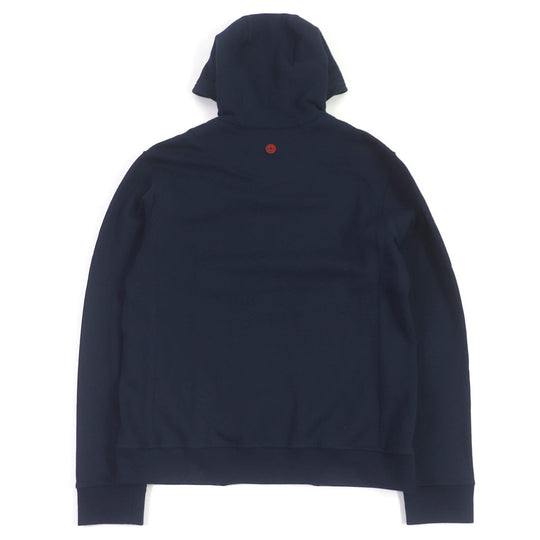 HERMES Hoodie H800742E 03S Main: 100% cotton, part: 81% cotton, part: 16% nylon, part: 3% polyurethane Navy Hermes Fit mens M Used Authentic