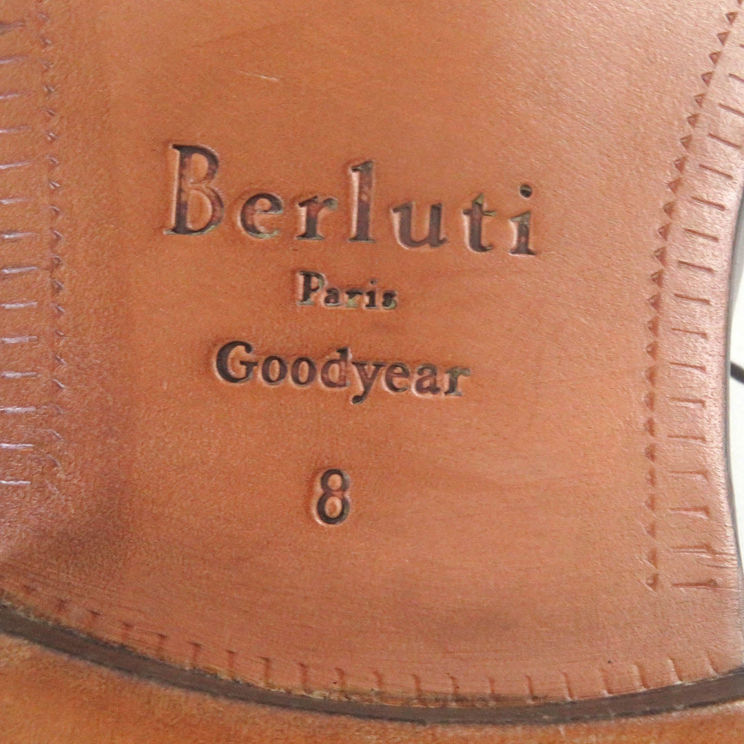 Berluti Dress shoes Main: Leather Brown mens 8 Used Authentic