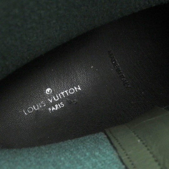 LOUIS VUITTON short boots 1A67BK Main: Rubber khaki Arclight line mens 41 Used Authentic