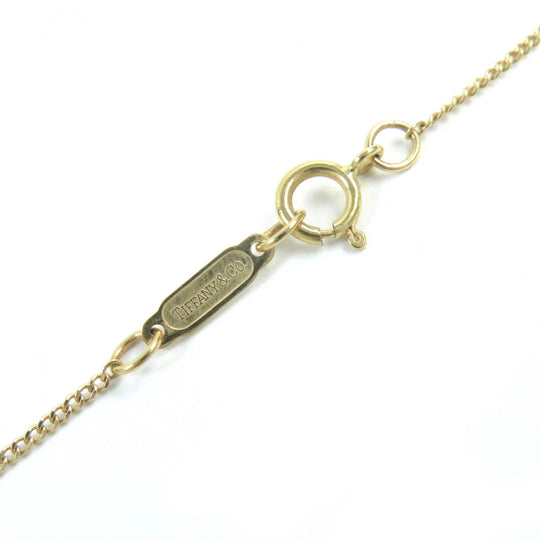 TIFFANY&Co. Necklace 1987 Main: SV925, Part: K18 Silver gold Old TIFFANY & Co. Leaf Necklace Women Used Authentic