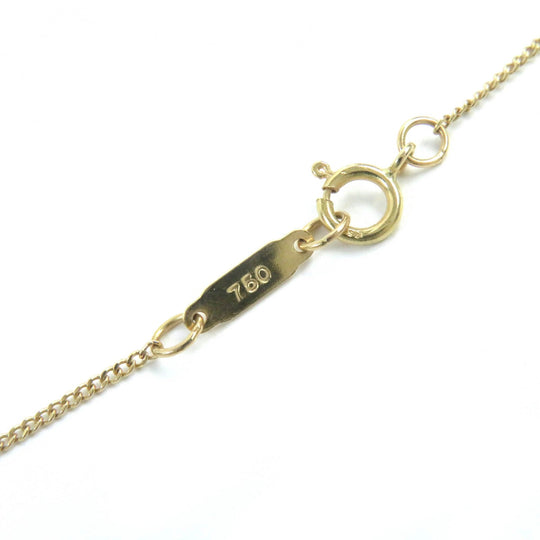 TIFFANY&Co. Necklace 1987 Main: SV925, Part: K18 Silver gold Old TIFFANY & Co. Leaf Necklace Women Used Authentic