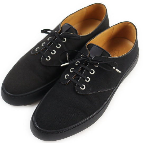 J.M WESTON Low cut sneakers Main: Canvas black 1938 Tennis sneakers mens 7 Used Authentic