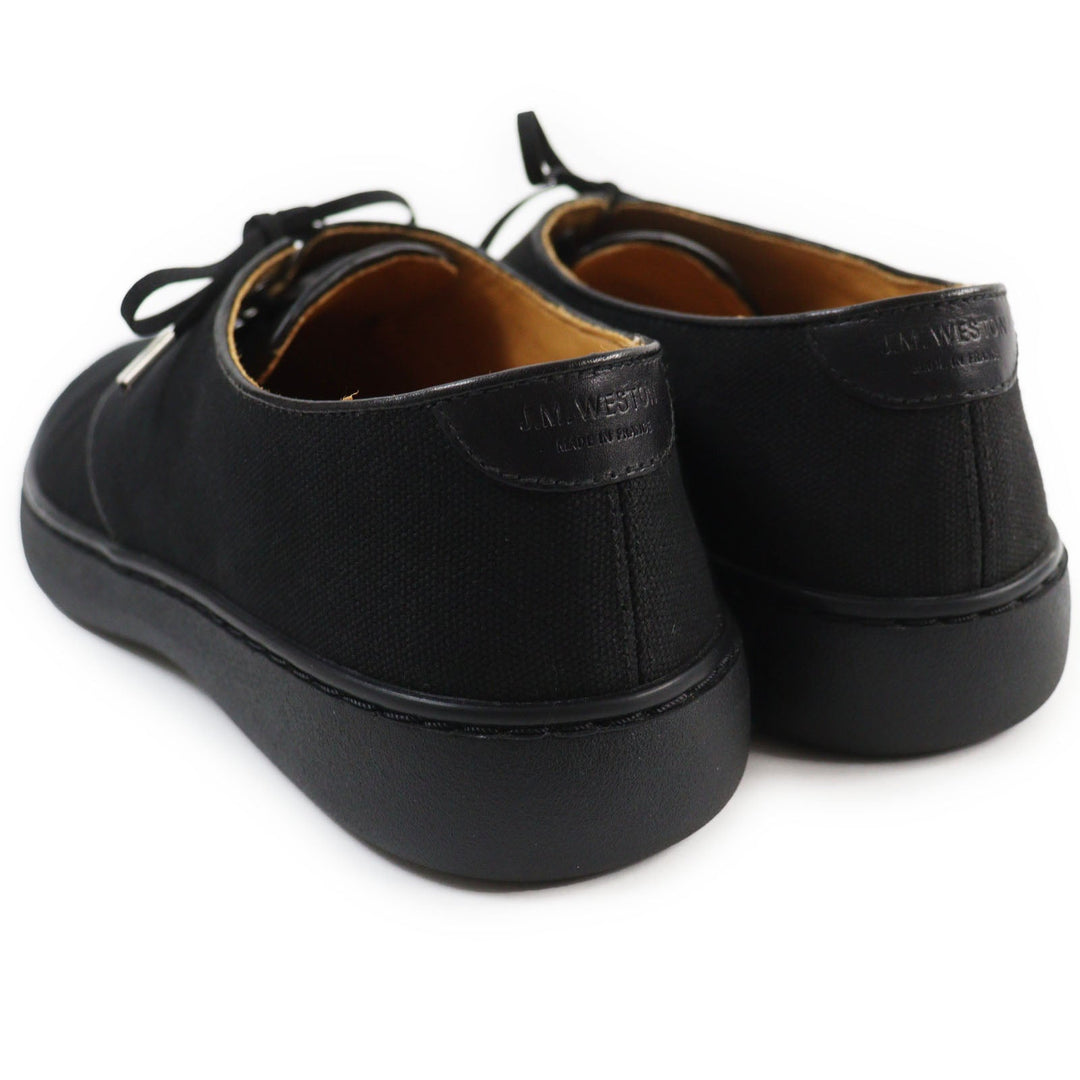 J.M WESTON Low cut sneakers Main: Canvas black 1938 Tennis sneakers mens 7 Used Authentic