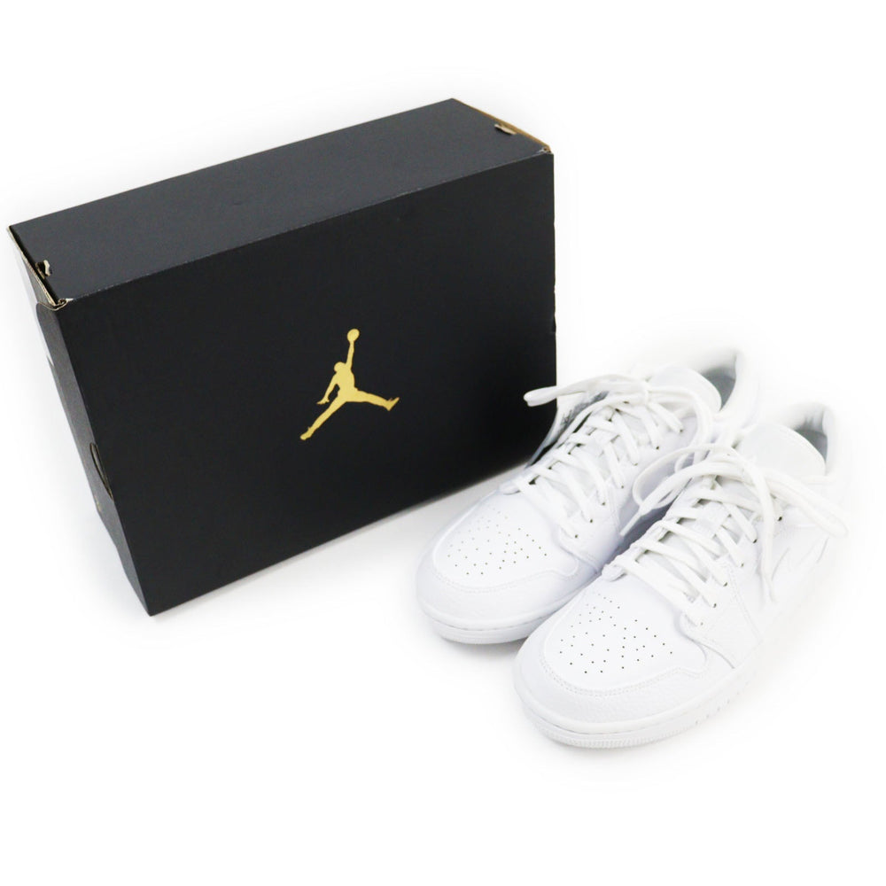 NIKE Low cut sneakers 553558-130 Main: Leather white Air Jordan 1 Low mens 43 Used Authentic