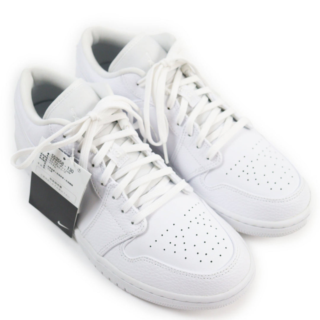NIKE Low cut sneakers 553558-130 Main: Leather white Air Jordan 1 Low mens 43 Used Authentic