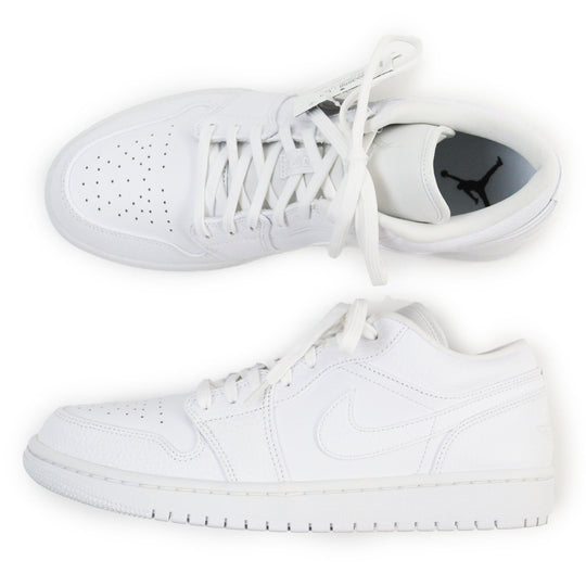 NIKE Low cut sneakers 553558-130 Main: Leather white Air Jordan 1 Low mens 43 Used Authentic