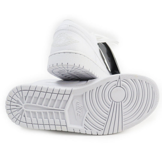 NIKE Low cut sneakers 553558-130 Main: Leather white Air Jordan 1 Low mens 43 Used Authentic