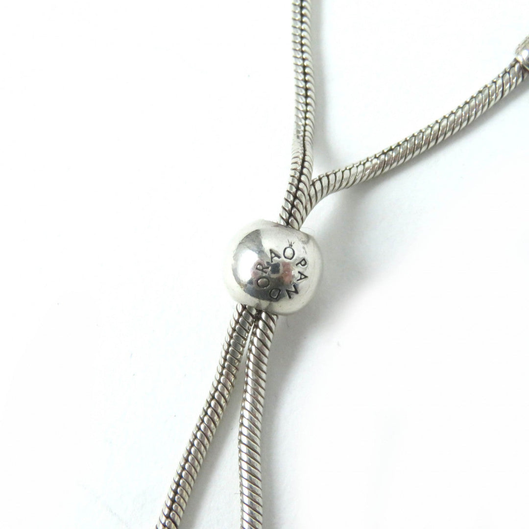 PANDORA bracelet Main�FSV925 Silver Women Used Authentic