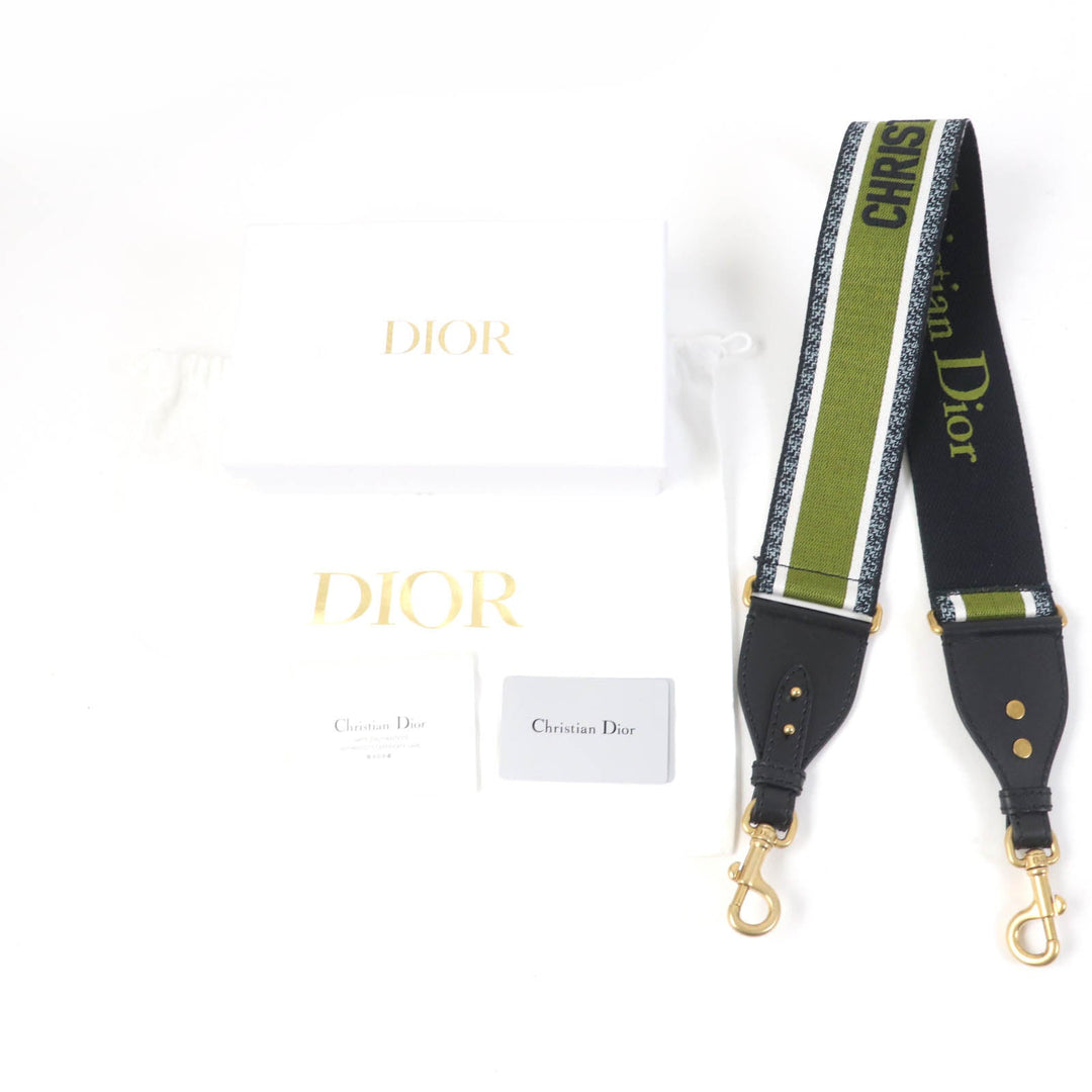 Christian Dior Shoulder strap Main: Canvas, Part: Leather multicolor Women Used Authentic