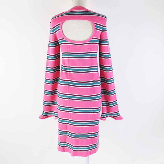 LOUIS VUITTON one piece Main: 100% wool Pink multi Women M Used Authentic