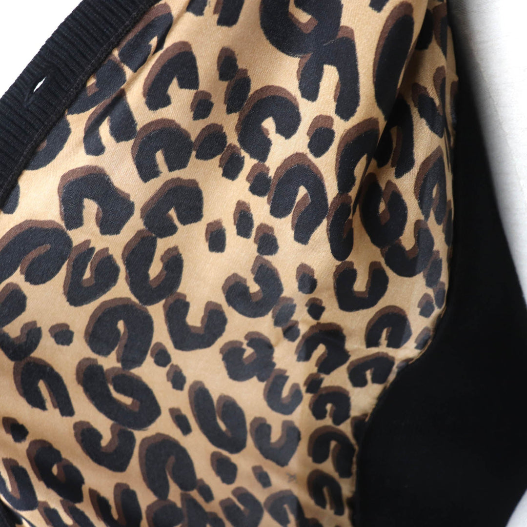 LOUIS VUITTON cardigan Main: 70% wool, Main: 30% silk Black brown Women XS Used Authentic