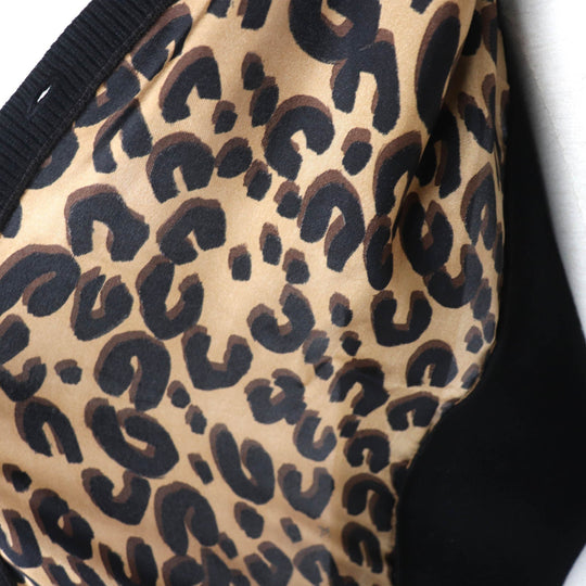 LOUIS VUITTON cardigan Main: 70% wool, Main: 30% silk Black brown Women XS Used Authentic