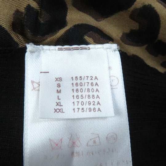 LOUIS VUITTON cardigan Main: 70% wool, Main: 30% silk Black brown Women XS Used Authentic