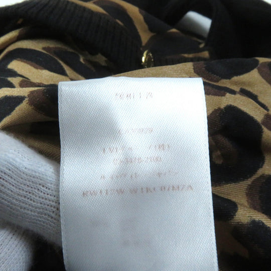 LOUIS VUITTON cardigan Main: 70% wool, Main: 30% silk Black brown Women XS Used Authentic