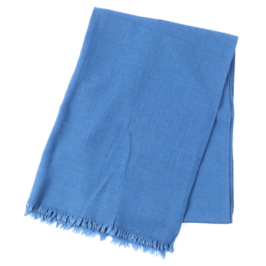 GUCCI Stall Main: 70% wool, Main: 30% silk blue Women Used Authentic