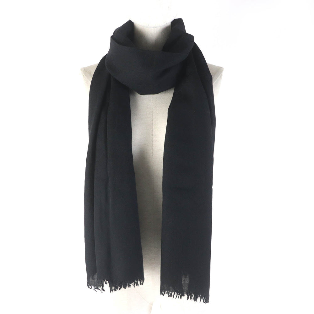 GUCCI Stall Main: 70% wool, Main: 30% silk black Women Used Authentic