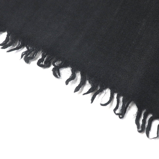 GUCCI Stall Main: 70% wool, Main: 30% silk black Women Used Authentic