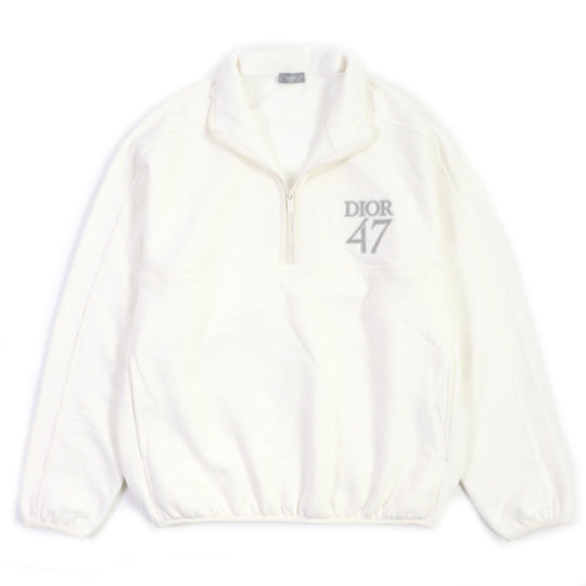 Dior HOMME sweat 413J434A0879 Main: 100% cotton, part: 100% rayon, part: 100% polyester white mens L Used Authentic