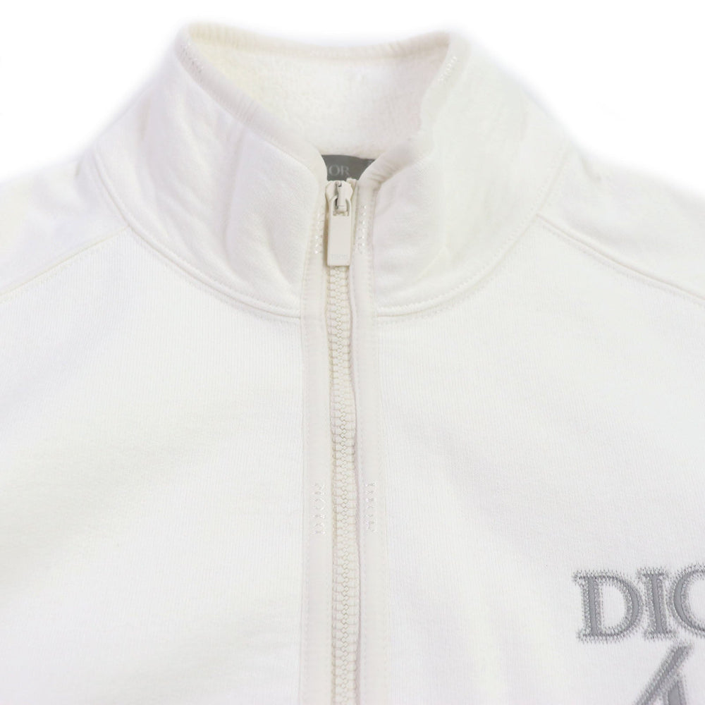 Dior HOMME sweat 413J434A0879 Main: 100% cotton, part: 100% rayon, part: 100% polyester white mens L Used Authentic