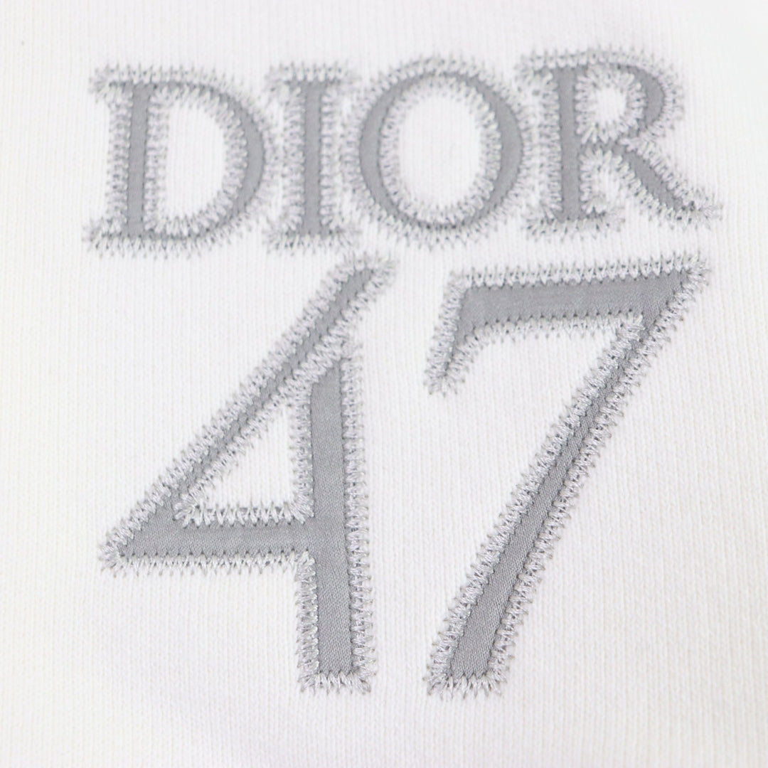 Dior HOMME sweat 413J434A0879 Main: 100% cotton, part: 100% rayon, part: 100% polyester white mens L Used Authentic