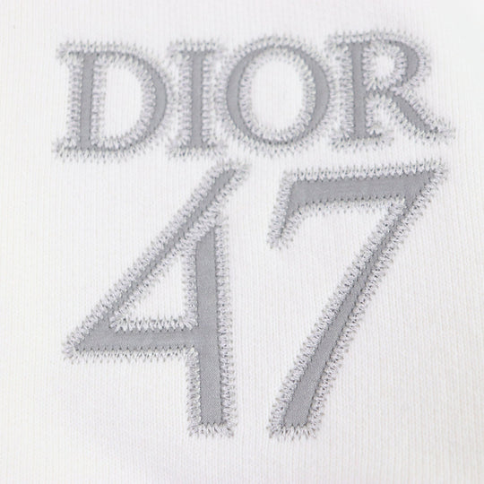 Dior HOMME sweat 413J434A0879 Main: 100% cotton, part: 100% rayon, part: 100% polyester white mens L Used Authentic